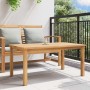 Mesa de Café Marrón 110 x 55 x 45 cm Madera de teca maciza en Mesas de jardín | Comprar online en Foru.es