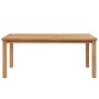 Mesa de Café Marrón 110 x 55 x 45 cm Madera de teca maciza en Mesas de jardín | Comprar online en Foru.es