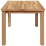 Mesa de Café Marrón 110 x 55 x 45 cm Madera de teca maciza en Mesas de jardín | Comprar online en Foru.es