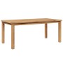 Mesa de Café Marrón 110 x 55 x 45 cm Madera de teca maciza en Mesas de jardín | Comprar online en Foru.es