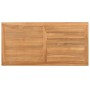 Mesa de Café Marrón 110 x 55 x 45 cm Madera de teca maciza en Mesas de jardín | Comprar online en Foru.es