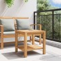 Mesa de Café Marrón 45 x 45 x 45 cm Madera de teca maciza en Mesas de jardín | Comprar online en Foru.es