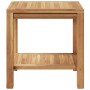 Mesa de Café Marrón 45 x 45 x 45 cm Madera de teca maciza en Mesas de jardín | Comprar online en Foru.es
