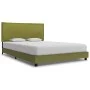 Green fabric bed frame 140x200 cm by vidaXL, Beds and slatted bases - Ref: Foro24-280998, Price: 147,79 €, Discount: %