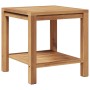 Mesa de Café Marrón 45 x 45 x 45 cm Madera de teca maciza en Mesas de jardín | Comprar online en Foru.es