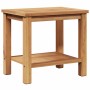 Mesa de Café Marrón 50 x 35 x 45 cm Madera de teca maciza en Mesas de jardín | Comprar online en Foru.es