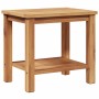 Mesa de Café Marrón 50 x 35 x 45 cm Madera de teca maciza en Mesas de jardín | Comprar online en Foru.es