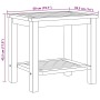 Mesa de Café Marrón 50 x 35 x 45 cm Madera de teca maciza en Mesas de jardín | Comprar online en Foru.es