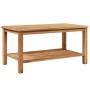 Mesa de Café Marrón 90 x 50 x 45 cm Madera de teca maciza en Mesas de jardín | Comprar online en Foru.es