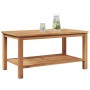 Mesa de Café Marrón 90 x 50 x 45 cm Madera de teca maciza en Mesas de jardín | Comprar online en Foru.es
