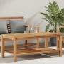 Mesa de Café Marrón 110 x 55 x 45 cm Madera de teca maciza en Mesas de jardín | Comprar online en Foru.es