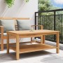 Mesa de Café Marrón 110 x 55 x 45 cm Madera de teca maciza en Mesas de jardín | Comprar online en Foru.es