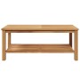 Mesa de Café Marrón 110 x 55 x 45 cm Madera de teca maciza en Mesas de jardín | Comprar online en Foru.es