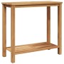 Mesa Consola Marrón 85 x 35 x 75 cm Madera de teca maciza en Mesas de jardín | Comprar online en Foru.es