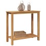 Mesa Consola Marrón 85 x 35 x 75 cm Madera de teca maciza en Mesas de jardín | Comprar online en Foru.es