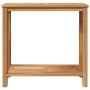 Mesa Consola Marrón 85 x 35 x 75 cm Madera de teca maciza en Mesas de jardín | Comprar online en Foru.es