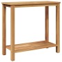 Mesa Consola Marrón 85 x 35 x 75 cm Madera de teca maciza en Mesas de jardín | Comprar online en Foru.es