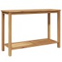 Mesa Consola Marrón 110 x 40 x 45 cm Madera de teca maciza en Mesas de jardín | Comprar online en Foru.es