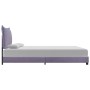 Estructura de cama de tela gris claro 140x200 cm de vidaXL, Camas y somieres - Ref: Foro24-280988, Precio: 158,91 €, Descuent...