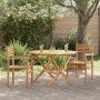 Silla 2 pcs Marrón 56 x 55 x 90.5 cm Madera de teca maciza en Sillas de jardín | Comprar online en Foru.es