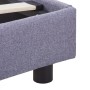 Estructura de cama de tela gris claro 140x200 cm de vidaXL, Camas y somieres - Ref: Foro24-280988, Precio: 158,91 €, Descuent...