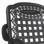 Silla de Jardín 2 pcs Negro 55 x 56,5 x 91cm Aluminio en Sillas de jardín | Comprar online en Foru.es