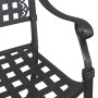 Silla de Jardín 2 pcs Negro 55 x 56,5 x 91cm Aluminio en Sillas de jardín | Comprar online en Foru.es