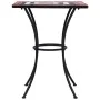 Mesa bistró de mosaico cerámica terracota y blanco 60 cm de vidaXL, Mesas de jardín - Ref: Foro24-46708, Precio: 103,73 €, De...