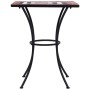 Mesa bistró de mosaico cerámica terracota y blanco 60 cm de vidaXL, Mesas de jardín - Ref: Foro24-46708, Precio: 106,30 €, De...