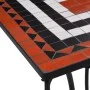 Mesa bistró de mosaico cerámica terracota y blanco 60 cm de vidaXL, Mesas de jardín - Ref: Foro24-46708, Precio: 103,73 €, De...