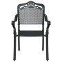 Silla de Jardín 2 pcs Negro 64 x 62 x 93cm Aluminio en Sillas de jardín | Comprar online en Foru.es