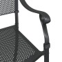 Silla de Jardín 2 pcs Negro 64 x 62 x 93cm Aluminio en Sillas de jardín | Comprar online en Foru.es