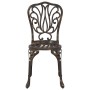 Juego Bistro de Jardín 3 pcs Bronce Aluminio en Conjuntos de jardín | Comprar online en Foru.es