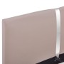 Estructura de cama de cuero sintético capuchino 140x200 cm de vidaXL, Camas y somieres - Ref: Foro24-280843, Precio: 181,46 €...