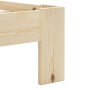 Estructura de cama de madera maciza de pino 120x200 cm de vidaXL, Camas y somieres - Ref: Foro24-283162, Precio: 161,83 €, De...