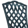 Silla de Jardín 2 pcs Verde 39 x 40 x 87 cm Aluminio en Sillas de jardín | Comprar online en Foru.es