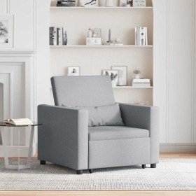 Cama Sofá Desplegable Individual Gris claro 90 x 165 x 87 cm en Sillones | Comprar online en Foru.es
