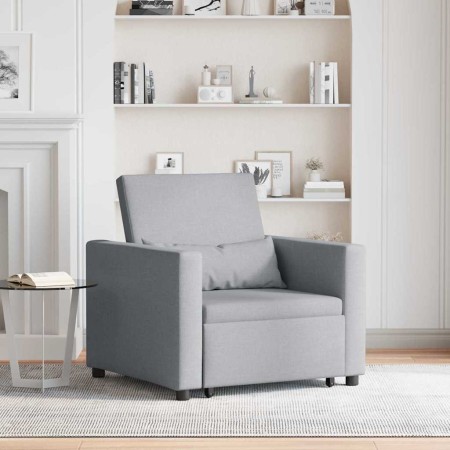 Cama Sofá Desplegable Individual Gris claro 90 x 165 x 87 cm en Sillones | Comprar online en Foru.es