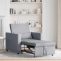 Cama Sofá Desplegable Individual Gris claro 90 x 165 x 87 cm en Sillones | Comprar online en Foru.es