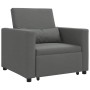 Cama Sofá Desplegable Individual Gris oscuro 90 x 165 x 87 cm en Sillones | Comprar online en Foru.es