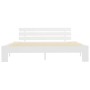 Estructura de cama de madera maciza de pino blanco 180x200 cm de vidaXL, Camas y somieres - Ref: Foro24-283159, Precio: 123,8...