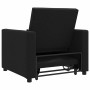Cama Sofá Desplegable Individual Negro 90 x 165 x 87 cm tela en Sillones | Comprar online en Foru.es