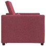 Cama Sofá Desplegable Individual con rueda Rojo vino tinto en Sillones | Comprar online en Foru.es
