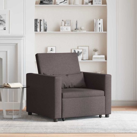 Cama Sofá Desplegable Individual Marrón oscuro 90 x 165 x 87 cm en Sillones | Comprar online en Foru.es