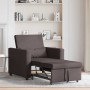 Cama Sofá Desplegable Individual Marrón oscuro 90 x 165 x 87 cm en Sillones | Comprar online en Foru.es