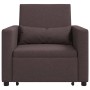 Cama Sofá Desplegable Individual Marrón oscuro 90 x 165 x 87 cm en Sillones | Comprar online en Foru.es