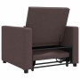 Cama Sofá Desplegable Individual Marrón oscuro 90 x 165 x 87 cm en Sillones | Comprar online en Foru.es