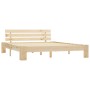 Estructura de cama de madera maciza de pino 180x200 cm de vidaXL, Camas y somieres - Ref: Foro24-283165, Precio: 131,96 €, De...