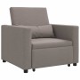 Cama Sofá Desplegable Individual Taupé 90 x 165 x 87 cm tela en Sillones | Comprar online en Foru.es