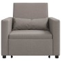 Cama Sofá Desplegable Individual Taupé 90 x 165 x 87 cm tela en Sillones | Comprar online en Foru.es